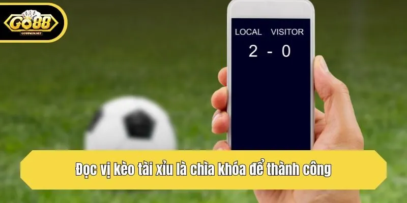Đọc vị kèo tài xỉu là chìa khóa để thành công